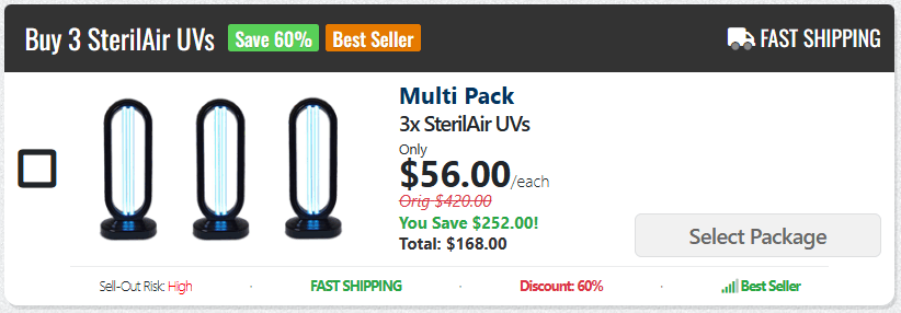 SterilAir UV 16