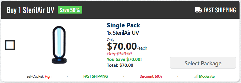 SterilAir UV 15